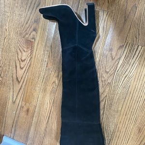 Suede over the knee boots